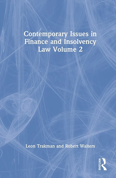 Contemporary Issues Finance and Insolvency Law Volume 2