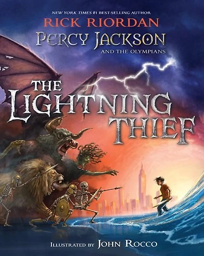 Percy Jackson And The Olympians The Lightning Thief Illustrated Edition