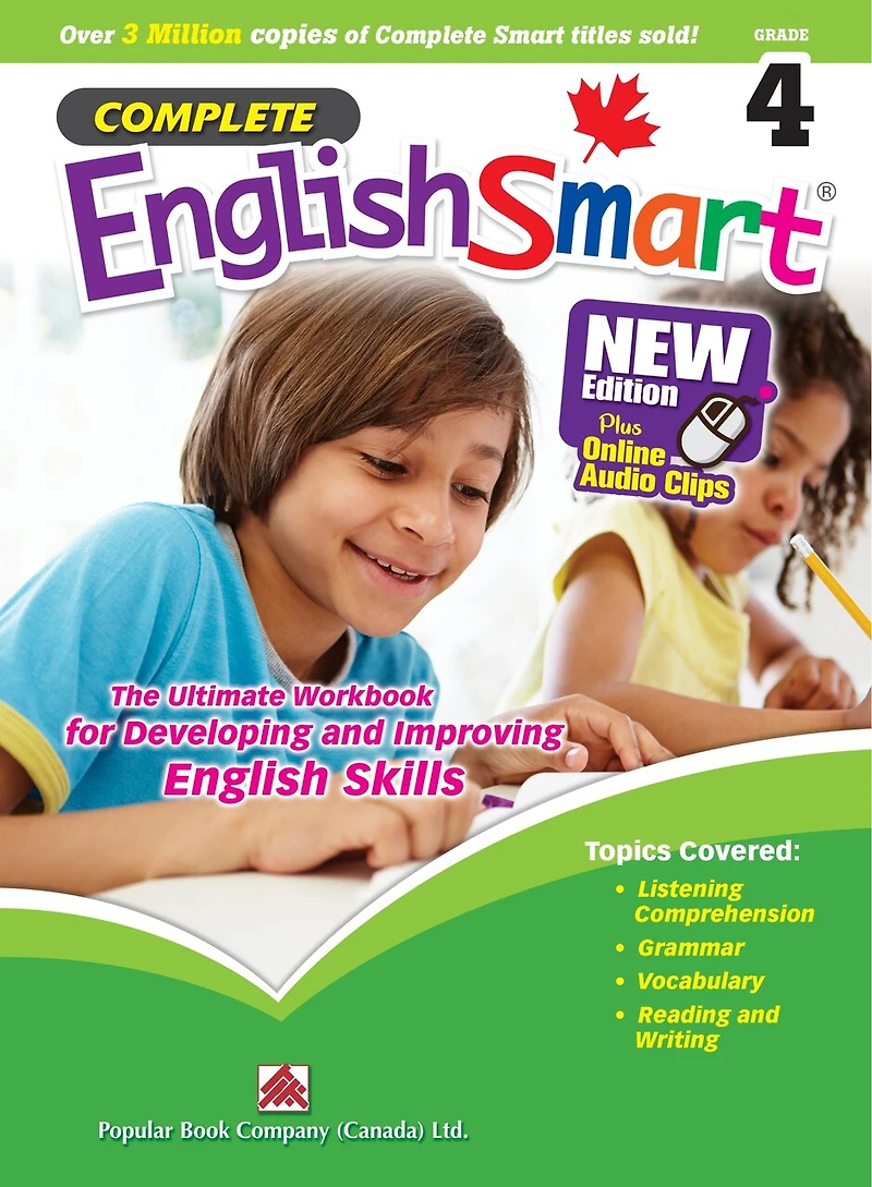 Complete Englishsmart (new Edition) Grade 4: Canadian Curriculum English Workbook