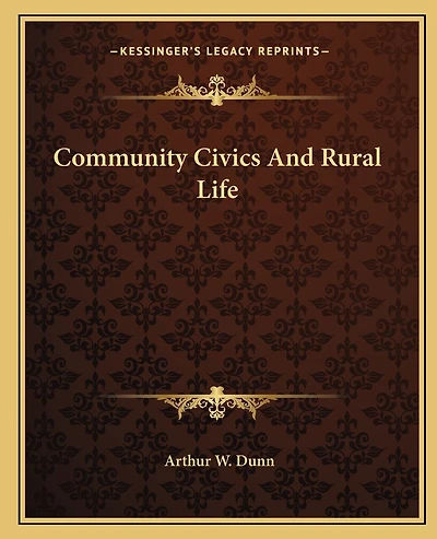 Community Civics And Rural Life