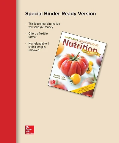 Loose Leaf for Wardlaw's Contemporary Nutrition Updated with 2015-2020 Dietary Guidelines for Americans