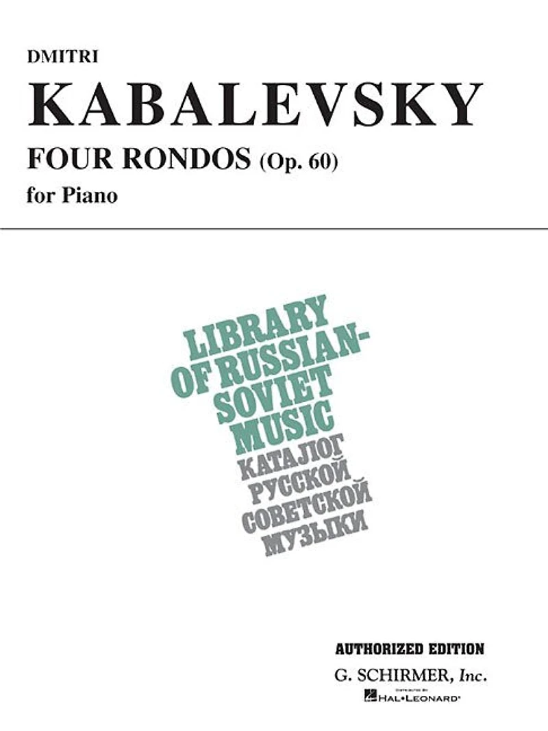 4 Rondos, Op. 60 (Vaap Edition): Piano Solo