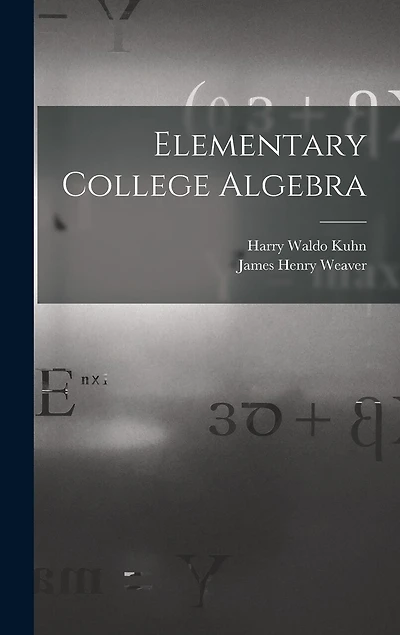 Elementary College Algebra