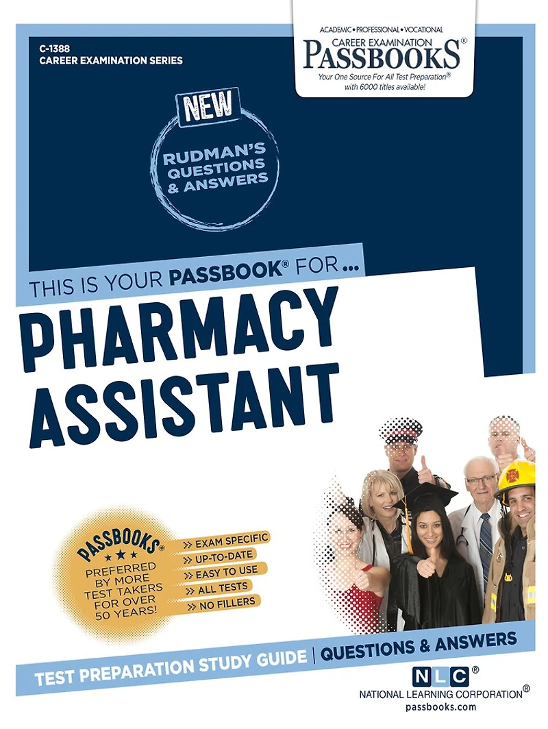 Pharmacy Assistant (C-1388): Passbooks Study Guide