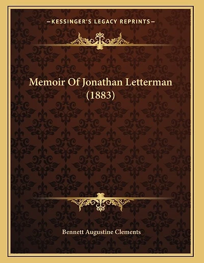 Memoir Of Jonathan Letterman (1883)