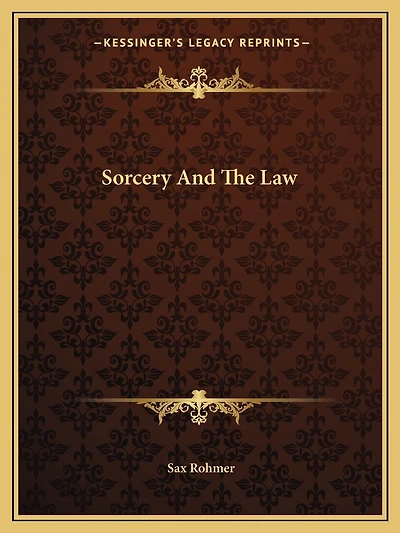 Sorcery And The Law