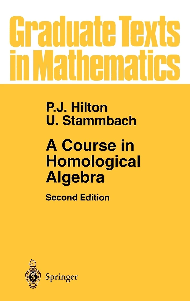 A Course Homological Algebra