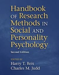 Handbook Of Research Methods Social And Personality Psychology