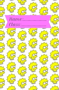 Name/class: Lisa Simpson Notebook