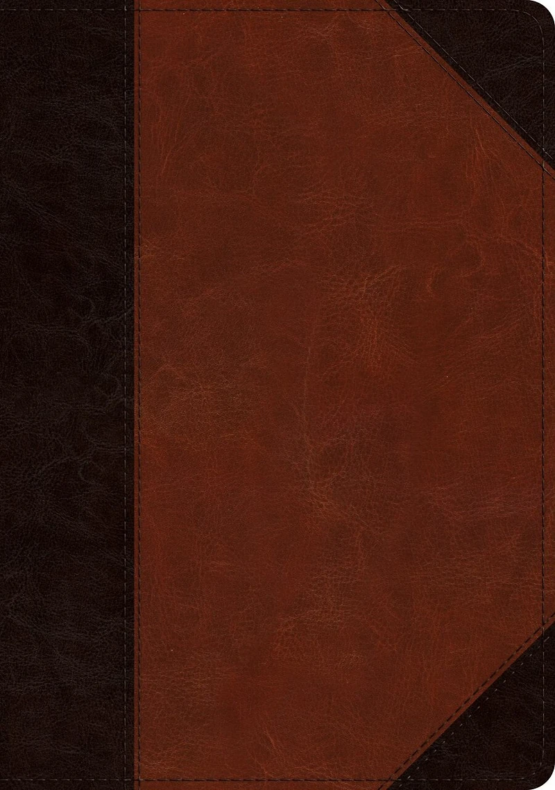 ESV Large Print Wide Margin Bible (TruTone, Brown/Cordovan, Portfolio Design)