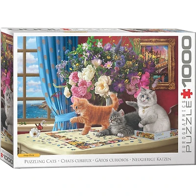 Puzzling Cats 1000 PC Puzzle