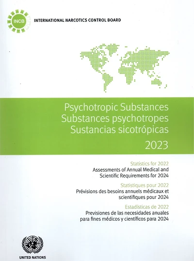 Psychotropic Substances 2023: Statistics for 2022 - Assessments of Annual Medical and Scientific Requirements for 2024