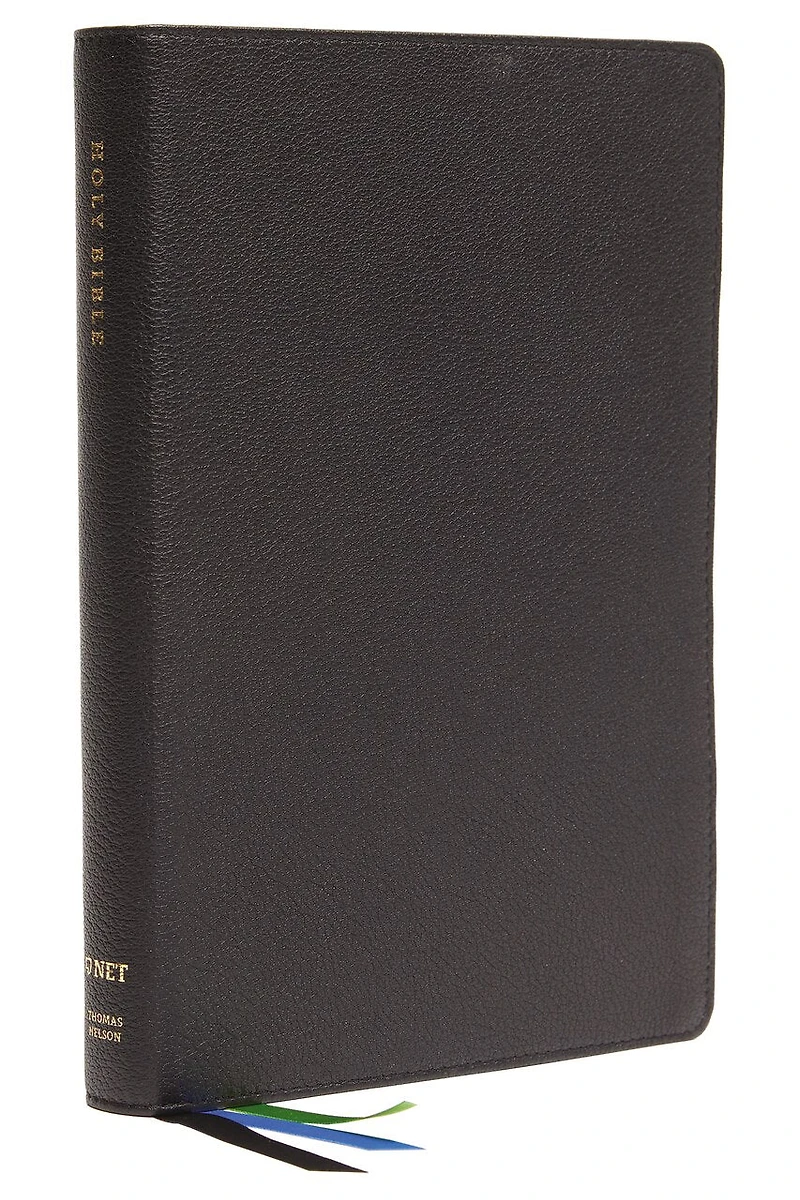 Net Bible, Thinline Large Print, Leathersoft, Black, Comfort Print: Holy Bible