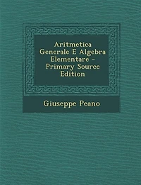 Aritmetica Generale E Algebra Elementare