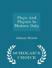 Plays and Players Modern Italy
