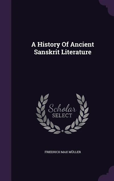A History Of Ancient Sanskrit Literature