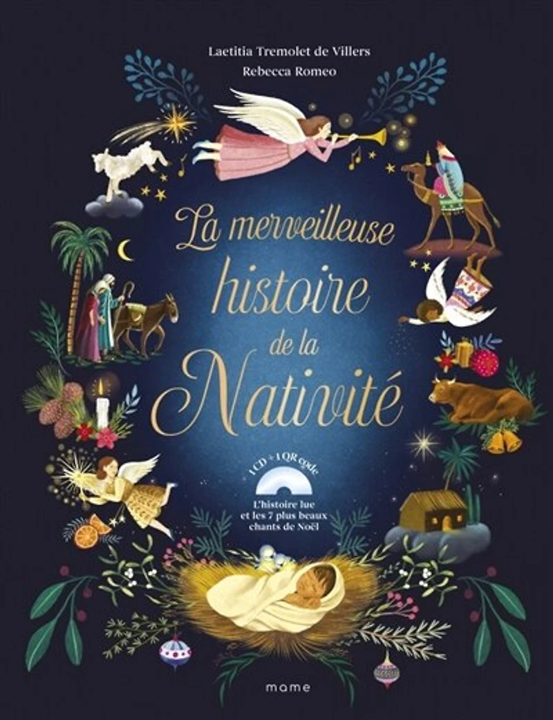 la merveilleuse histoire de Nativité: l'histoire lue et les 7 plus beaux chants Noël