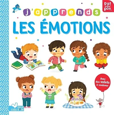 J'apprends les emotions -livre.. volets