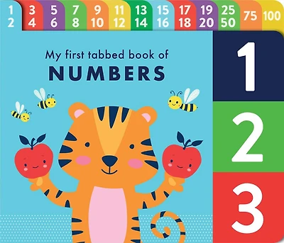 123 MY 1ST TABBED BK OF NUMBERS: Board Book with Colorful Tabs