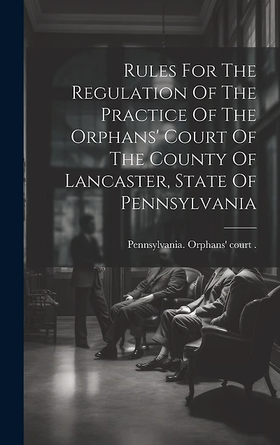 Rules For The Regulation Of The Practice Of The Orphans' Court Of The County Of Lancaster, State Of Pennsylvania