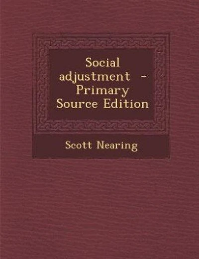 Social adjustment - Primary Source Edition