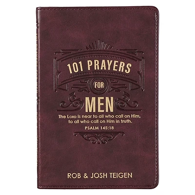 101 Prayers for Men Faux Leather