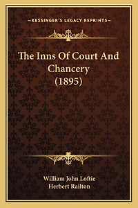 The Inns Of Court And Chancery (1895)