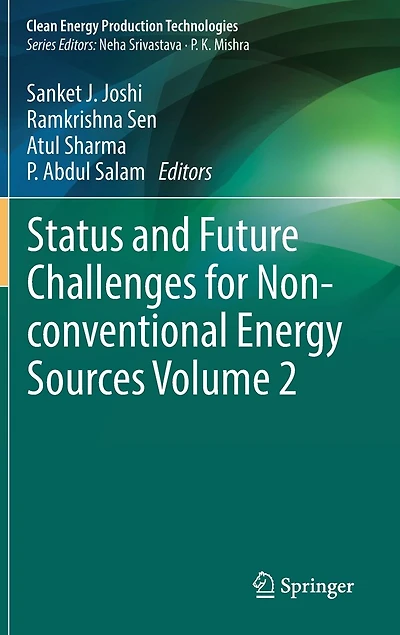 Status and Future Challenges for Non-conventional Energy Sources Volume 2
