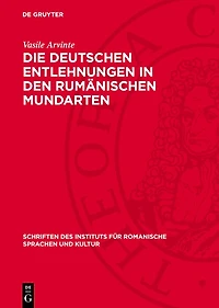 Die deutschen Entlehnungen in den rumänischen Mundarten: (nach den Angaben des rumänischen Sprachatlasses)