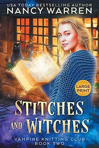 Stitches and Witches (Large Print): A Paranormal Cozy Mystery
