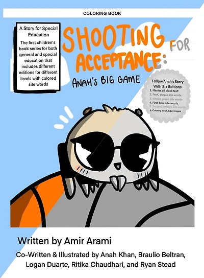 Shooting for Acceptance Coloring Book: A Story for Special Education