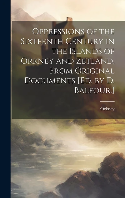 Oppressions of the Sixteenth Century in the Islands of Orkney and Zetland, From Original Documents [Ed. by D. Balfour.]