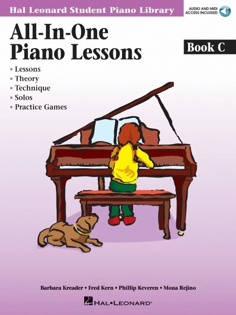 All-in-one Piano Lessons Book C: Book With Audio And Midi Access Included
