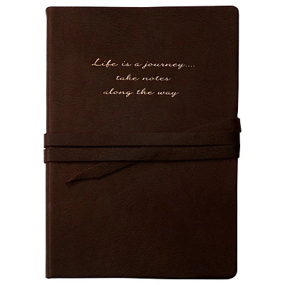Life Journey Leather Wrap Journal