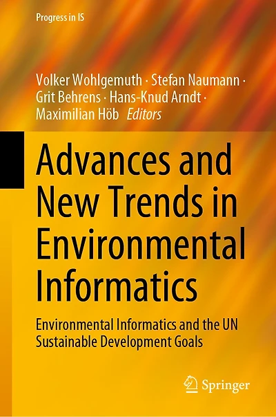 Advances and New Trends Environmental Informatics: Informatics the UN Sustainable Development Goals