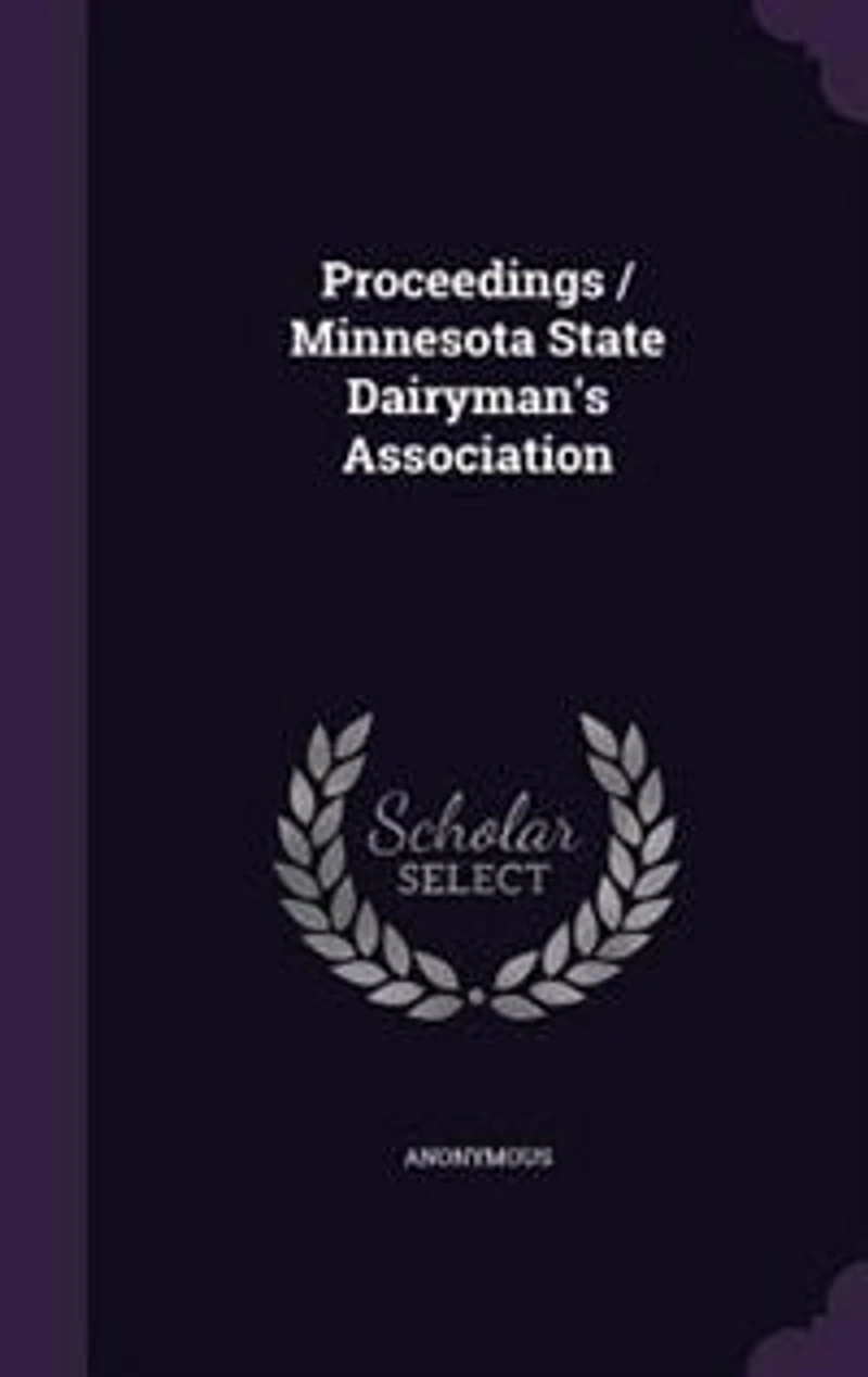 Proceedings / Minnesota State Dairyman's Association