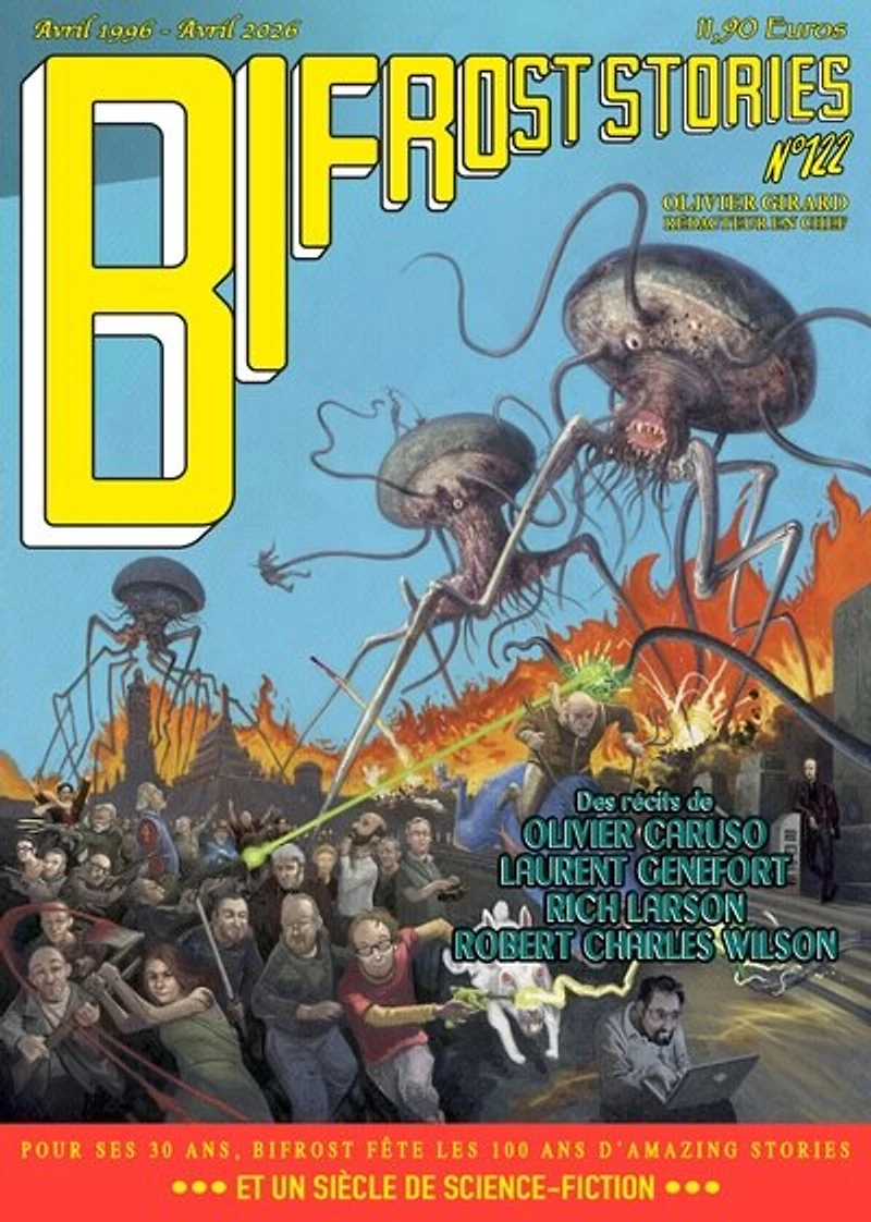 Bifrost, n°122. Pour ses 30 ans, Bifrost fête les 100 ans d'Amazing stories et un siècle de science-fiction