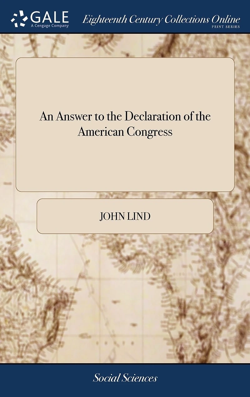 An Answer to the Declaration of American Congress