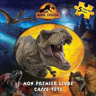 Monde Jurassique La domination Mon premier livre casse-tête