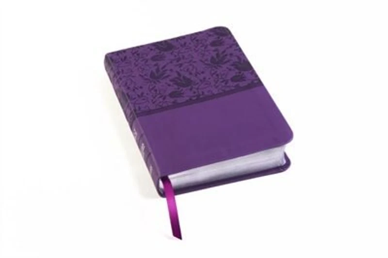 Csb Compact Ultrathin Reference Bible, Purple Leathertouch, Indexed