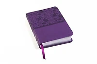 Csb Compact Ultrathin Reference Bible, Purple Leathertouch, Indexed