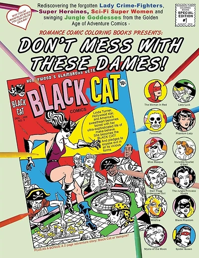 Don't Mess With These Dames!: Rediscovering the forgotten Lady Crime-Fighters, Super Heroines, Sci-Fi Super Women and swinging Jungle Goddesses from the Golden Age of Adventure Comics