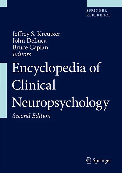 Encyclopedia Of Clinical Neuropsychology