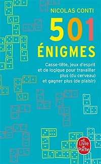 501 énigmes: casse-tête, jeux d'esprit et de logique pour travailler plus (du cerveau) et gagner plus (de plaisir)
