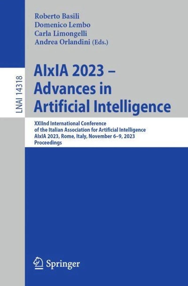 AIxIA 2023 - Advances Artificial Intelligence: XXIInd International Conference of the Italian Association for Intelligence, 2023, Rome, Italy, November 6-9, Proceedings