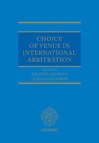 Choice of Venue International Arbitration