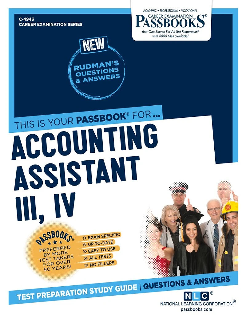 Accounting Assistant III, IV (C-4943): Passbooks Study Guide