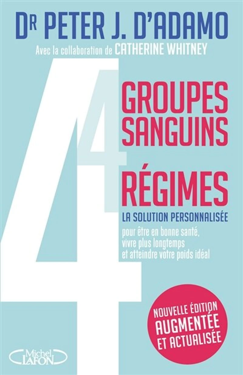 4 groupes sanguins, régimes