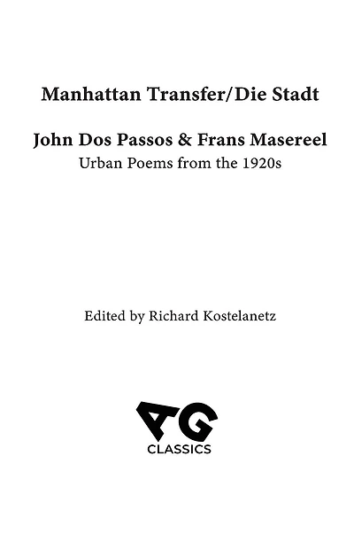 Manhattan Transfer / Die Stadt