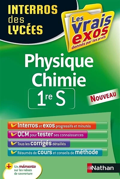Physique chimie 1re S